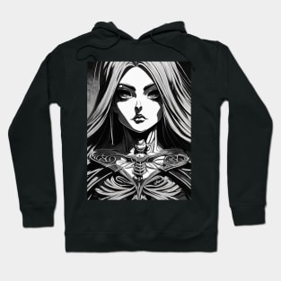 Gothic Romance: A Witchcraft Art Print for the Dark at Heart Hoodie